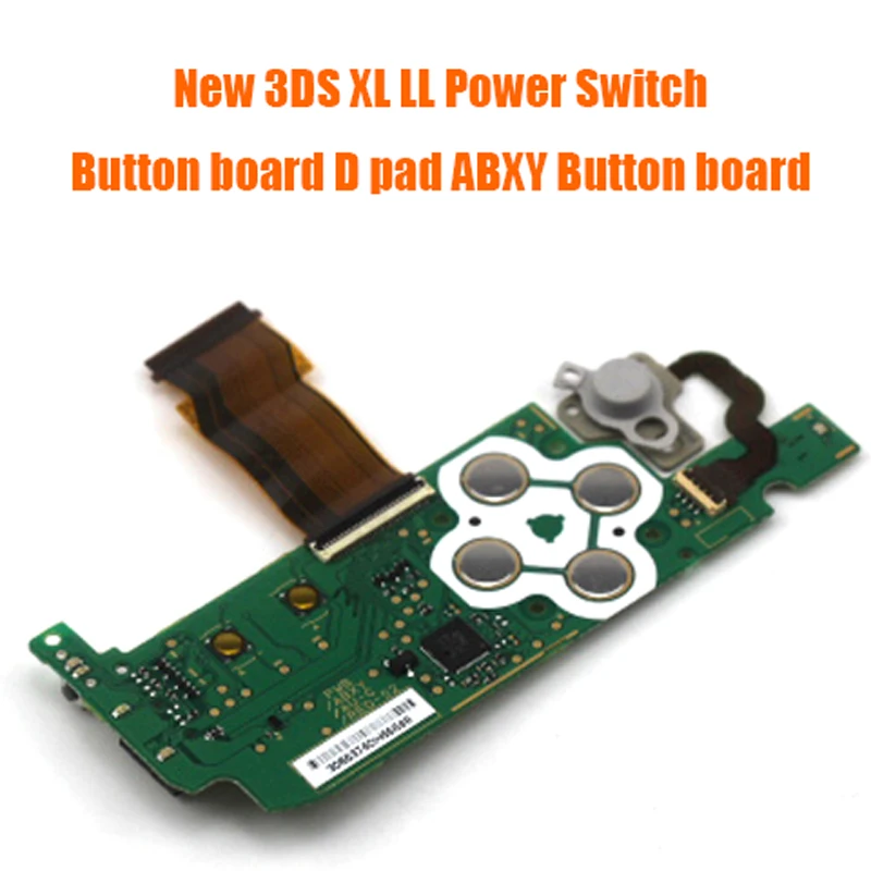 for New 3DS XL LL 3DSXL 3DSLL Original power switch button board D pad ABXY Control Button board
for New 3DS XL LL 3DSXL 3DSLL Original power switch button board D pad ABXY Control Button board
