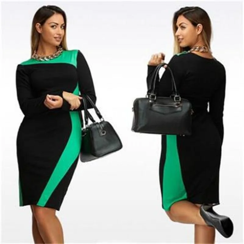 L - 6XL Plus Size Bandage Dress Slim Show Thin 2019 The New Summer/Autumn Elegant Casual Women Dresses Extra Large Hot Sale
L - 6XL Plus Size Bandage Dress Slim Show Thin 2019 The New Summer/Autumn Elegant Casual Women Dresses Extra Large Hot Sale