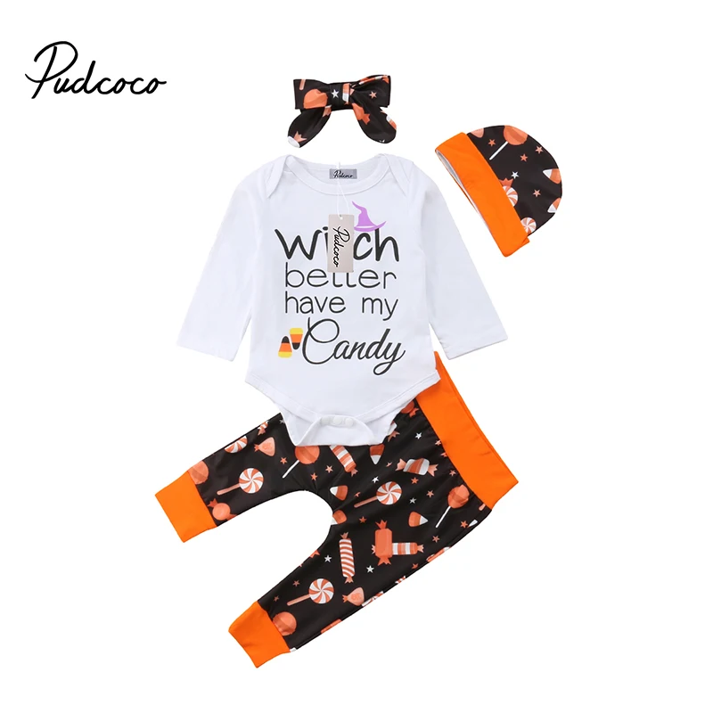 Newborn Baby Girl Boy Halloween Clothes Letter Print Romper Bodysuit +Candy Pants Outfits Boutique Fall Winter Clothing
Newborn Baby Girl Boy Halloween Clothes Letter Print Romper Bodysuit +Candy Pants Outfits Boutique Fall Winter Clothing