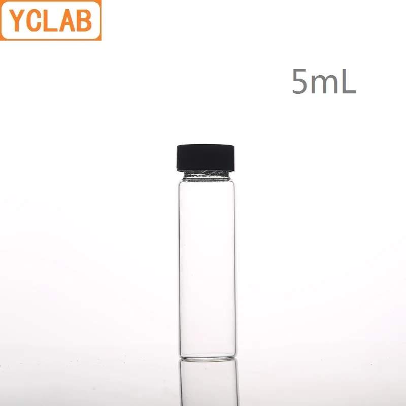 YCLAB 5mL Glass Sample Bottle Serum Bottle Transparent Screw with Plastic Cap and PE Pad Laboratory Chemistry Equipment
YCLAB 5mL Glass Sample Bottle Serum Bottle Transparent Screw with Plastic Cap and PE Pad Laboratory Chemistry Equipment