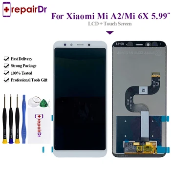 5PCS Original For Xiaomi Mi A2 LCD Display Digitizer Touch Screen Assembly With Frame Tested For Xiaomi Mi A2/Mi 6X LCD Screen
5PCS Original For Xiaomi Mi A2 LCD Display Digitizer Touch Screen Assembly With Frame Tested For Xiaomi Mi A2/Mi 6X LCD Screen