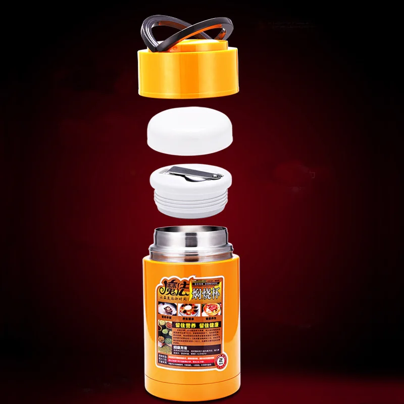 1000ml Stainless Steel Thermos container with lid cup portable handle thermo mug large capacity for keep food warm or cool
1000ml Stainless Steel Thermos container with lid cup portable handle thermo mug large capacity for keep food warm or cool
