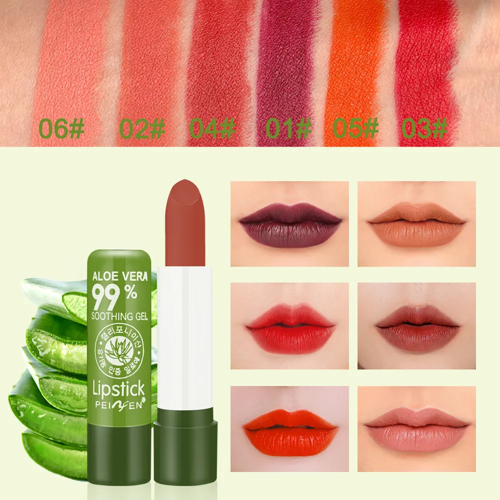 Professional Professional Aloe vera Moisturizing Lipstick Makeup Matte Long Lasting Waterproof Nude Lips Stick Cosmetics Set
Professional Professional Aloe vera Moisturizing Lipstick Makeup Matte Long Lasting Waterproof Nude Lips Stick Cosmetics Set