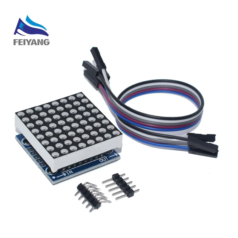 1PCS SAMIORE ROBOT MAX7219 dot matrix module microcontroller module display module finished goods(lan)
1PCS SAMIORE ROBOT MAX7219 dot matrix module microcontroller module display module finished goods(lan)