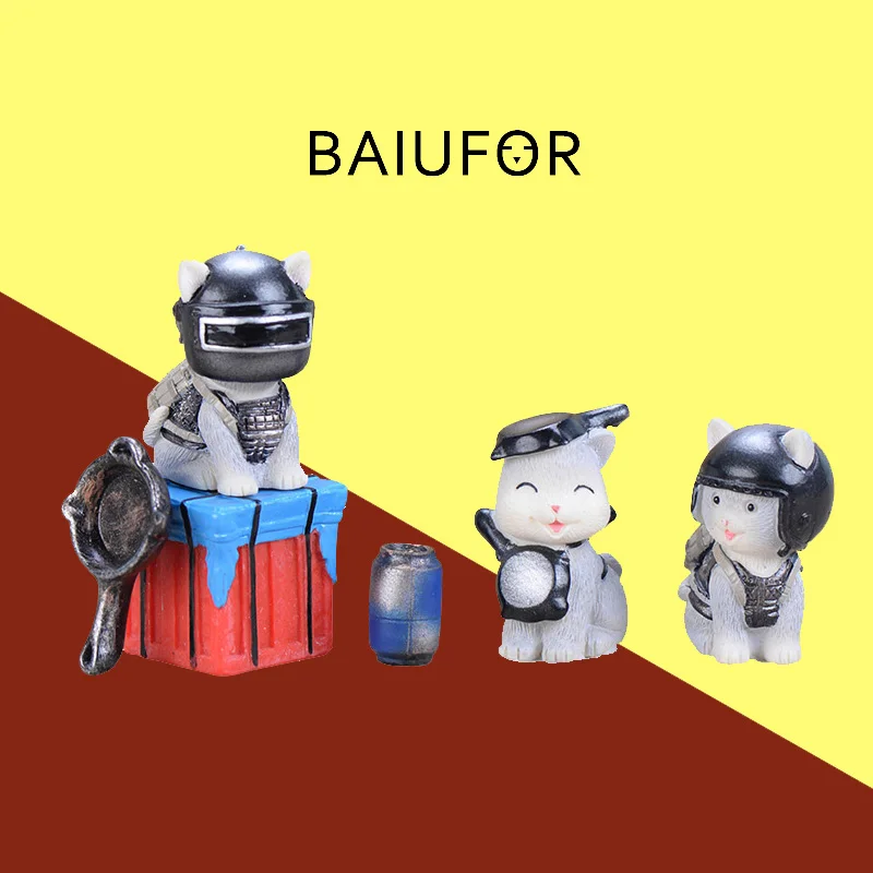 BAIUFOR Miniatures PUBG Cat Cosplay Helmet Cat Backpack Pan Fairy Garden Gnome Moss Terrarium Decor Bonsai DIY Supplies Figurine
BAIUFOR Miniatures PUBG Cat Cosplay Helmet Cat Backpack Pan Fairy Garden Gnome Moss Terrarium Decor Bonsai DIY Supplies Figurine