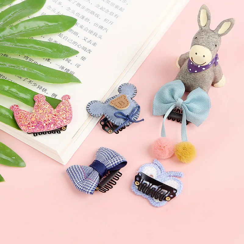 5PCS/Pack Cartoon Hairpins Head wear Set Children Elastic knot Bow Girls Cute Hair Clips Crown Rabbit Flower
5PCS/Pack Cartoon Hairpins Head wear Set Children Elastic knot Bow Girls Cute Hair Clips Crown Rabbit Flower