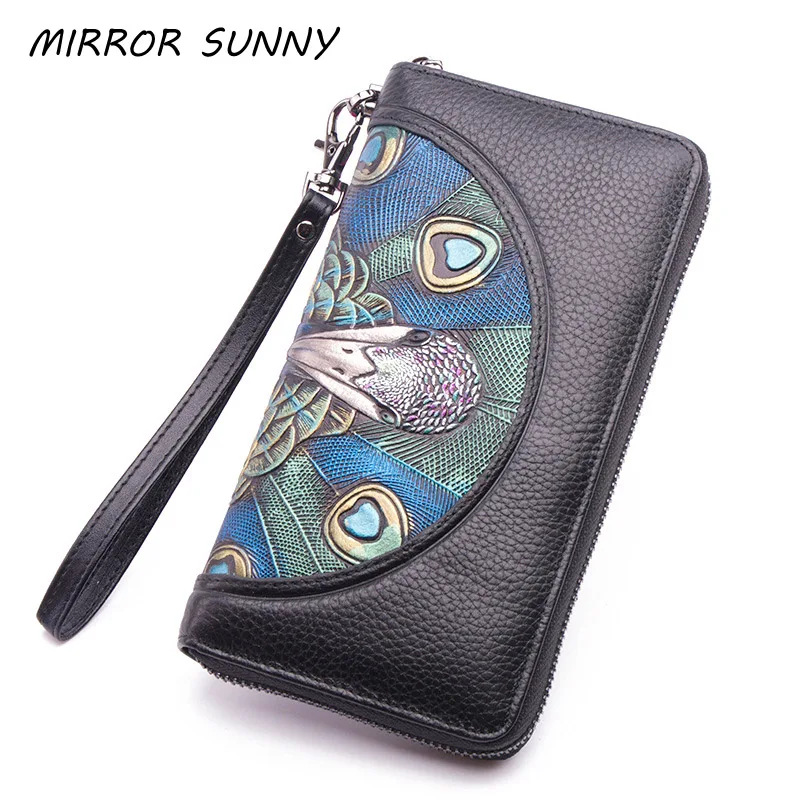 New Fashion Long Women Wallet Genuine Leather Card Holder Female Large Zipper Purse with Interior Moblie Ladies Coin Purse Black
New Fashion Long Women Wallet Genuine Leather Card Holder Female Large Zipper Purse with Interior Moblie Ladies Coin Purse Black