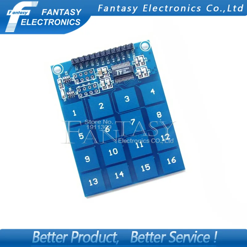 1pcs 16 Way XD-62B TTP229 Capacitive Touch Switch Digital Sensor Module Board Plate new
1pcs 16 Way XD-62B TTP229 Capacitive Touch Switch Digital Sensor Module Board Plate new