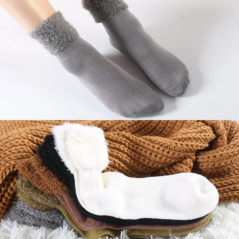 Women Girls 1 Pair Fashion Warm Autumn Winter Cotton Comfortable Solid Socks Accessories Plush Socks Casual Soft Socks Hot Sale
Women Girls 1 Pair Fashion Warm Autumn Winter Cotton Comfortable Solid Socks Accessories Plush Socks Casual Soft Socks Hot Sale