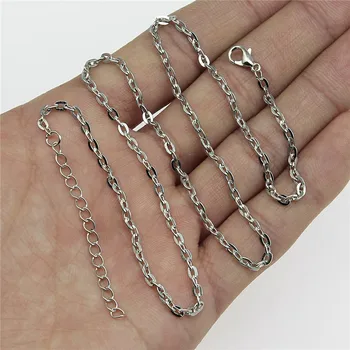 10pcs 43+5cm Metal Chain With Lobster Clasp Necklace Chain Jewelry Accessories DIY Jewelry Making Jewelry Findings
10pcs 43+5cm Metal Chain With Lobster Clasp Necklace Chain Jewelry Accessories DIY Jewelry Making Jewelry Findings