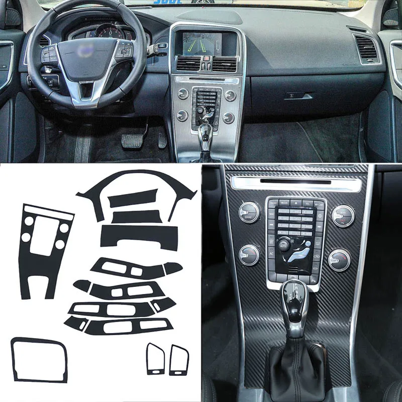 Car-Styling New 3D Carbon Fiber Car Interior Center Console Color Change Molding Sticker Decals For Volvo XC60
Car-Styling New 3D Carbon Fiber Car Interior Center Console Color Change Molding Sticker Decals For Volvo XC60