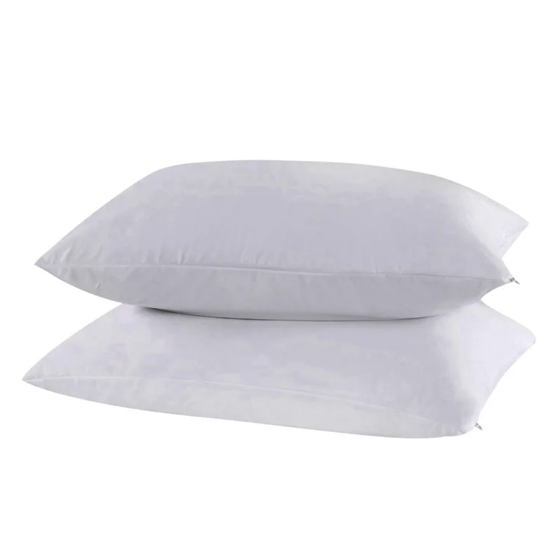 2 Pack Soft Knit Waterproof Zippered White Pillowcase Hypoallergenic Blocks Bed Bugs Dust Pillow Protector case
2 Pack Soft Knit Waterproof Zippered White Pillowcase Hypoallergenic Blocks Bed Bugs Dust Pillow Protector case