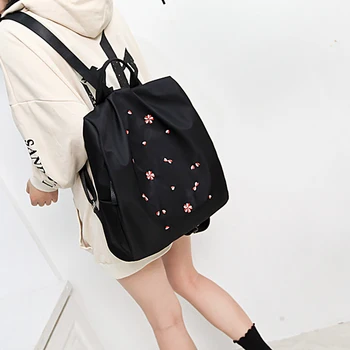 Korean Style Oxford Canvas Backpack Student School Bag Bookpack Flower Pattern Zipper Backpacks Lady Shopping Bags Birthday Gift
Korean Style Oxford Canvas Backpack Student School Bag Bookpack Flower Pattern Zipper Backpacks Lady Shopping Bags Birthday Gift