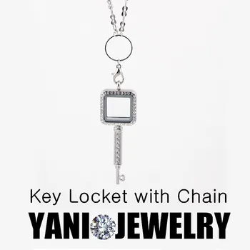 10pcs/lot Wholesale Alloy Rhinestone Key Shape Floating Locket with Free Chain Openable Crystal Glass Locket Pendant
10pcs/lot Wholesale Alloy Rhinestone Key Shape Floating Locket with Free Chain Openable Crystal Glass Locket Pendant
