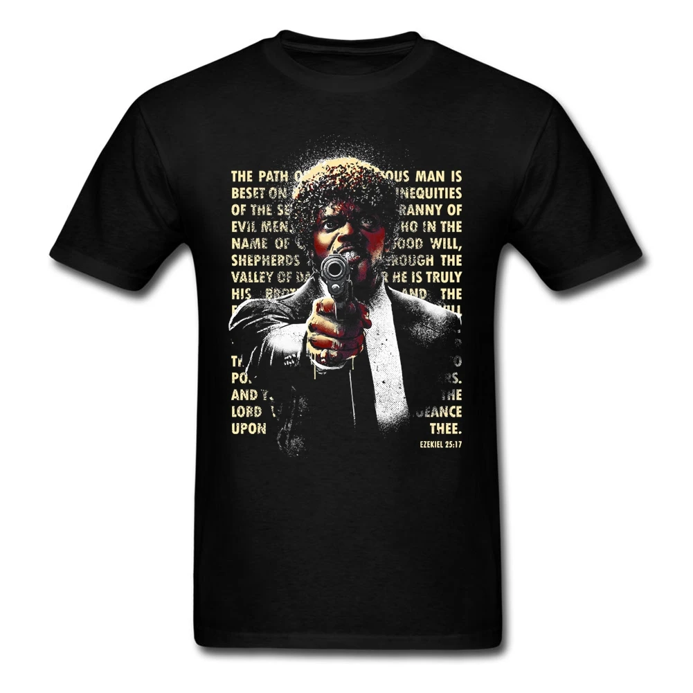 Pulp Fiction Jules Winnfield Shirts New Style Men T-shirts Short Sleeved Cotton Crew Neck T-shirt For Man
Pulp Fiction Jules Winnfield Shirts New Style Men T-shirts Short Sleeved Cotton Crew Neck T-shirt For Man
