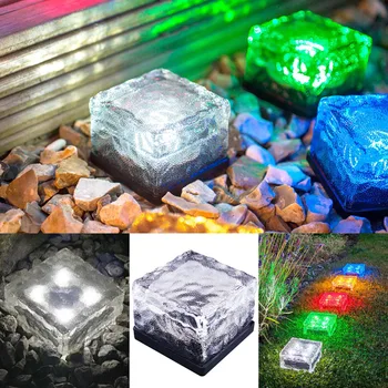 Solar Power LED Light Outdoor Waterproof Ground Crystal Glass Ice Brick Lawn Yard Deck Road Path Garden Decoration Security Lamp
Solar Power LED Light Outdoor Waterproof Ground Crystal Glass Ice Brick Lawn Yard Deck Road Path Garden Decoration Security Lamp