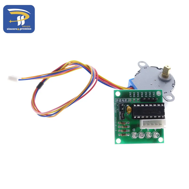 5V 4-Phase Stepper Step Motor + Driver Board ULN2003 with drive Test Module Machinery Board for Arduino
5V 4-Phase Stepper Step Motor + Driver Board ULN2003 with drive Test Module Machinery Board for Arduino