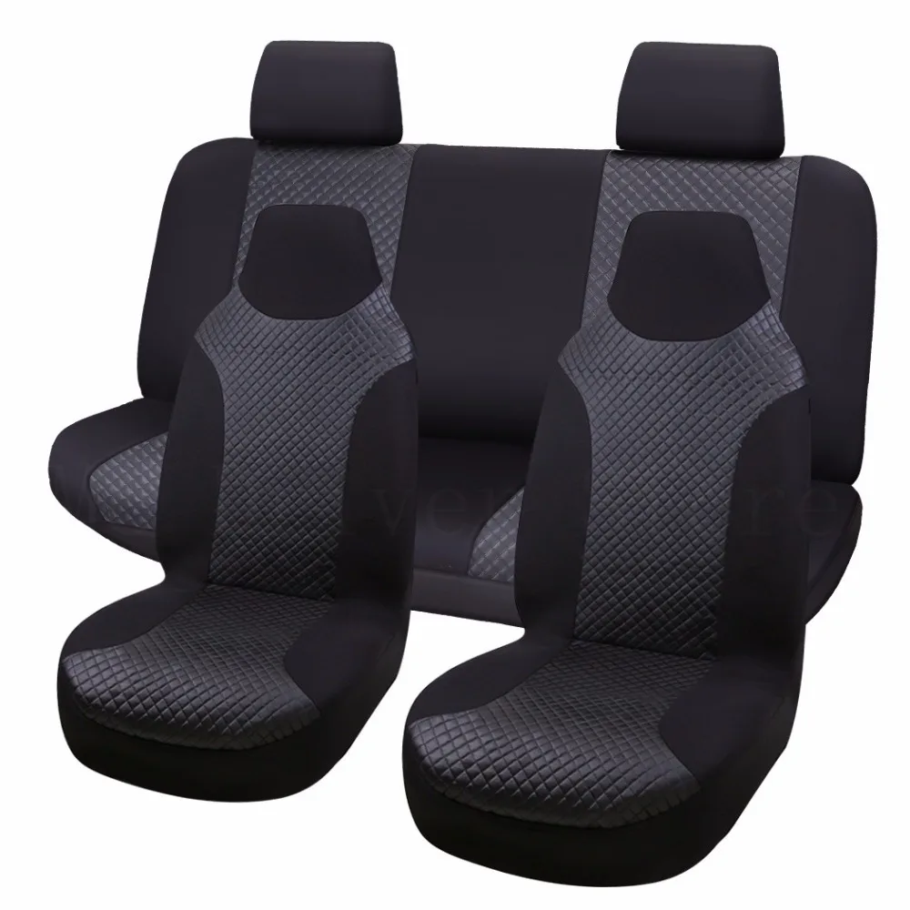 2PCS//set Universal 5MM Foam Auto Car Seat Covers Cushion Front For Sedans Blue