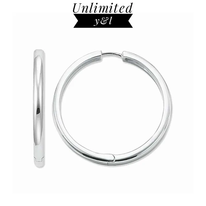 35MM Simple Large Hinged Creole Hoop Earrings for Women Round Earrings Silver Fashion Good Jewelry Gifts 2018 Brand New
35MM Simple Large Hinged Creole Hoop Earrings for Women Round Earrings Silver Fashion Good Jewelry Gifts 2018 Brand New