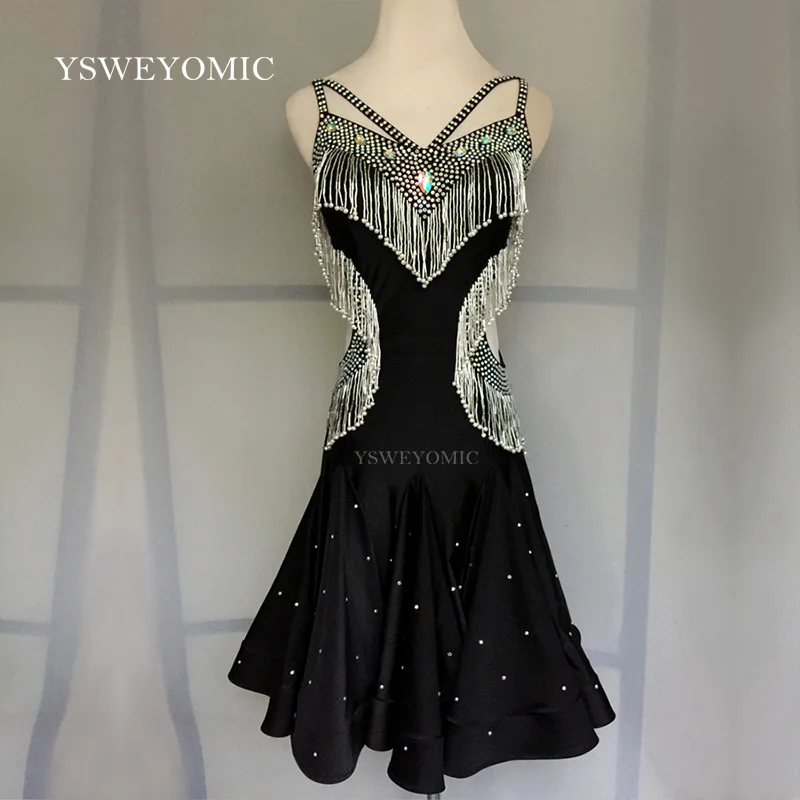 Sexy Customized Women Latin Dance Competition Dress with bodysuit bra cup Mesh Lycra Salsa Samba Rumba Stage Dance Wear fringe
Sexy Customized Women Latin Dance Competition Dress with bodysuit bra cup Mesh Lycra Salsa Samba Rumba Stage Dance Wear fringe
