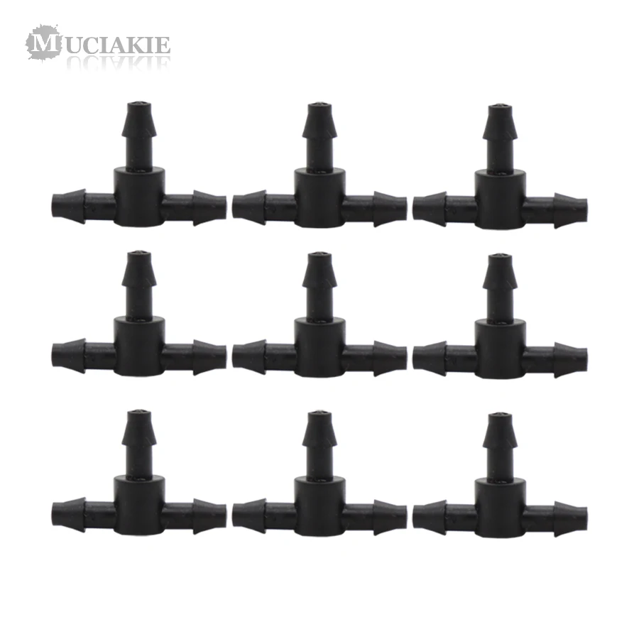 MUCIAKIE 25PCS Garden Water Tee Connector for 4/7mm 1/4'' Hose Pipe Water Tubing Barb Hose Fitting Drip Irrigation Adapter
MUCIAKIE 25PCS Garden Water Tee Connector for 4/7mm 1/4'' Hose Pipe Water Tubing Barb Hose Fitting Drip Irrigation Adapter