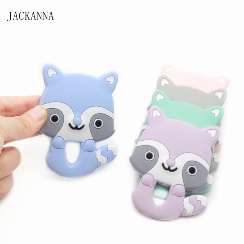 10PCS Raccoon Silicone Teethers Animal Baby Teether Chew Charms Baby Teething Pendant Bijtring Toys Babies Newborn Shower Gift
10PCS Raccoon Silicone Teethers Animal Baby Teether Chew Charms Baby Teething Pendant Bijtring Toys Babies Newborn Shower Gift
