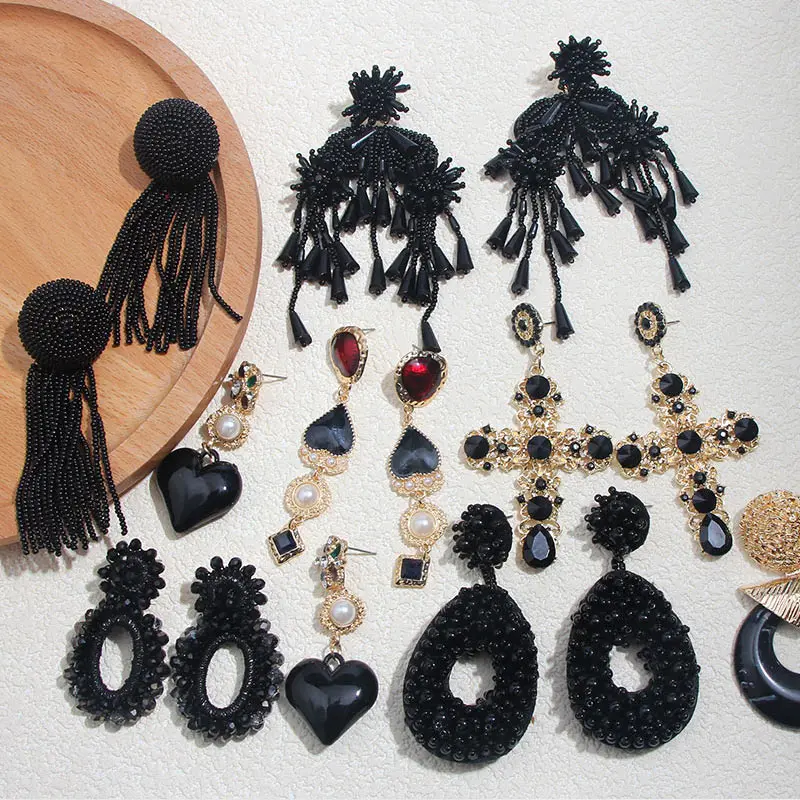 JUST FEEL Fashion Za Resin Boho Big Drop Earrings For Women 2019 Vintage Handmade Crtystal Pendant Fashion Earrings Jewelry Girl
JUST FEEL Fashion Za Resin Boho Big Drop Earrings For Women 2019 Vintage Handmade Crtystal Pendant Fashion Earrings Jewelry Girl