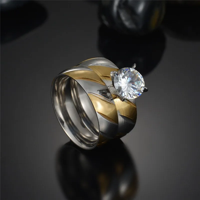 RONGQING 12pcs/pack 2019 Party Couple Ring Fashion Jewelry Stainless Steel Bridal Sets Rings for women man
RONGQING 12pcs/pack 2019 Party Couple Ring Fashion Jewelry Stainless Steel Bridal Sets Rings for women man