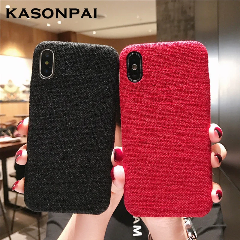 KASONPAI Fashion Linen Cloth Pattern Phone Case For iPhone 7 Case For iphone X 6 6S 8 Plus Winter Warm Back Cover Retro Cases
KASONPAI Fashion Linen Cloth Pattern Phone Case For iPhone 7 Case For iphone X 6 6S 8 Plus Winter Warm Back Cover Retro Cases