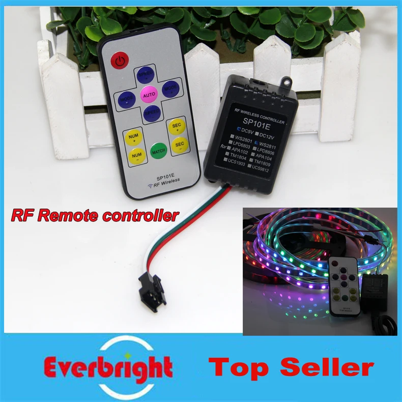 New mini Wireless Digital led pixel module strip led strip controller WS2811 WS2812 WS2812B SP101E RF RGB LED Controller
New mini Wireless Digital led pixel module strip led strip controller WS2811 WS2812 WS2812B SP101E RF RGB LED Controller