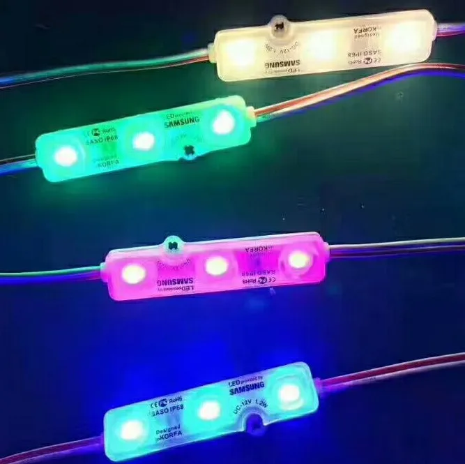 LED Module light 1.2W 5730 3LED Module waterproof 12V advertising light SAMSUNG chip Led Sign Backlight Channel white red
LED Module light 1.2W 5730 3LED Module waterproof 12V advertising light SAMSUNG chip Led Sign Backlight Channel white red