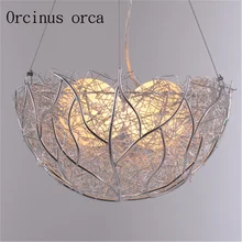 modern Pendant Lights Led bird's nest minimalist creative dining room living room children's room balcony Pendant Lamp
modern Pendant Lights Led bird's nest minimalist creative dining room living room children's room balcony Pendant Lamp