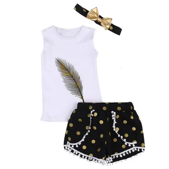 New Fashion Toddler Baby Kids Girls Clothes Vest Tops Shorts Pants Headband Outfits Set 3PCS
New Fashion Toddler Baby Kids Girls Clothes Vest Tops Shorts Pants Headband Outfits Set 3PCS