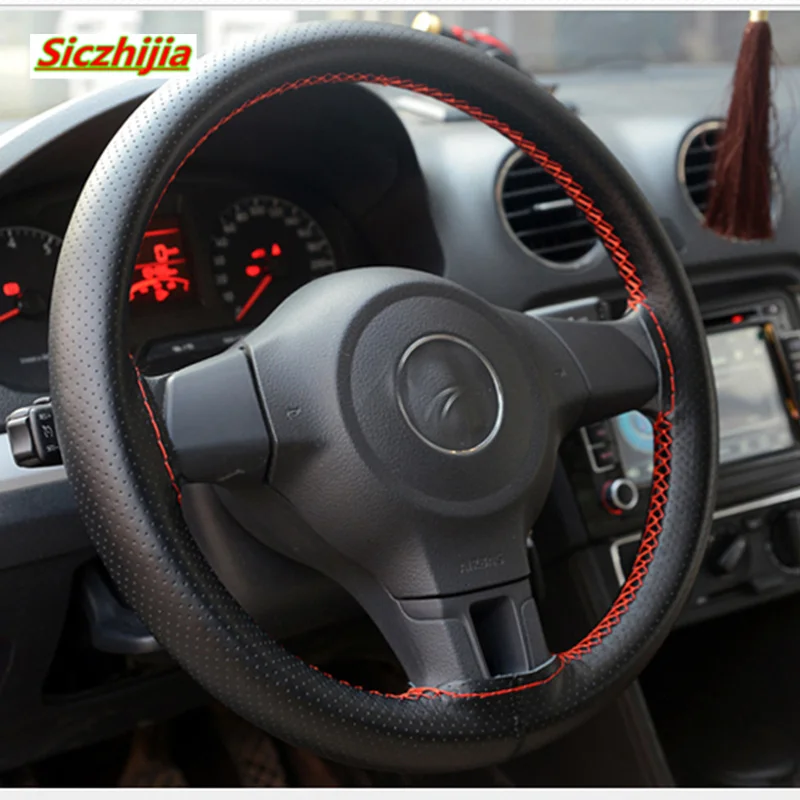 Car shape hand-stitched DIY steering wheel cover for Ford Focus Fusion Escort Kuga Ecosport Fiesta Falcon EDGE/Explorer
Car shape hand-stitched DIY steering wheel cover for Ford Focus Fusion Escort Kuga Ecosport Fiesta Falcon EDGE/Explorer