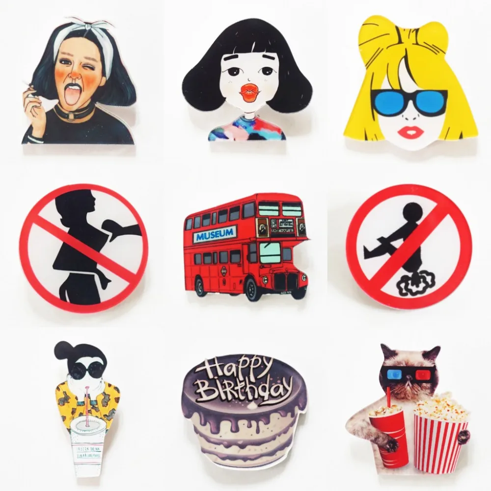 1Pcs Cartoon cake cat Cool Girl Brooch Acrylic Badges Icons on The Backpack Pin Badge Decoration cloth Badges children gift
1Pcs Cartoon cake cat Cool Girl Brooch Acrylic Badges Icons on The Backpack Pin Badge Decoration cloth Badges children gift