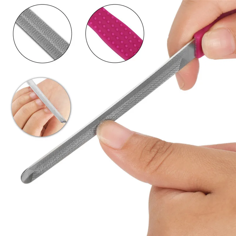 Stainless Steel Metal Nail Art Manicure Pedicure Tool File Nail Tool Creative Printing Nails File Sanding Professional N1
Stainless Steel Metal Nail Art Manicure Pedicure Tool File Nail Tool Creative Printing Nails File Sanding Professional N1
