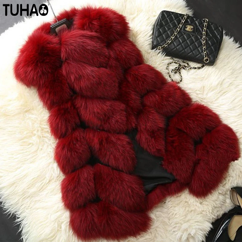 TUHAO 2018 Winter Women Faux Fur Coat Women's Fox Fur Vest Fashion Faux Fur Coat Leisure Plus Size 3XL 4XL Female Long Vest FR-1
TUHAO 2018 Winter Women Faux Fur Coat Women's Fox Fur Vest Fashion Faux Fur Coat Leisure Plus Size 3XL 4XL Female Long Vest FR-1