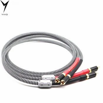 HI-end HiFi High Quality YIVO XSSH Audio Video DIY 8N OFC Copper 2 core Silver Plated Audio RCA to RCA Audio shield cable
HI-end HiFi High Quality YIVO XSSH Audio Video DIY 8N OFC Copper 2 core Silver Plated Audio RCA to RCA Audio shield cable