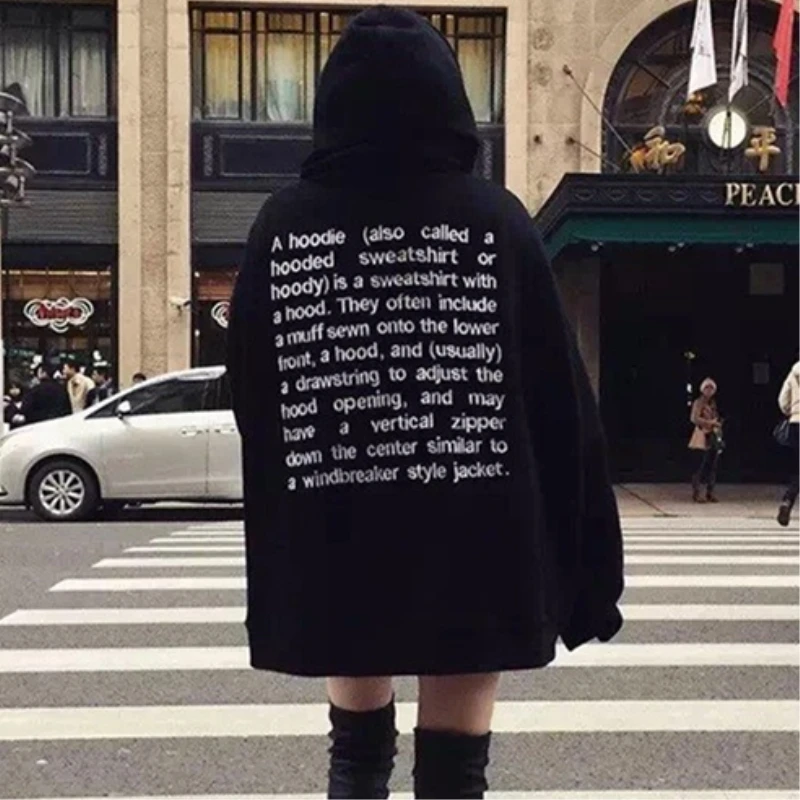 Autumn winter warm Letter Printted hoodie sweatshirt women 2016 long sleeve loose casual jumper Black pullover tops
Autumn winter warm Letter Printted hoodie sweatshirt women 2016 long sleeve loose casual jumper Black pullover tops