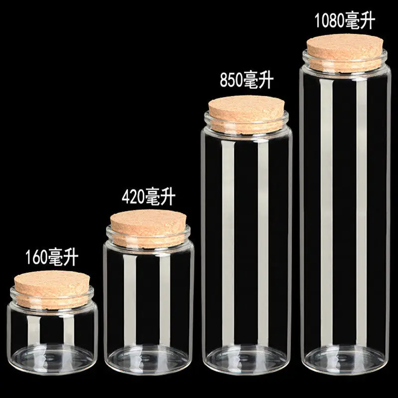 Transparent Clear Glass Storage Jars with Corks Candy Saffron Food Bottles Empty Health and Eco-Friendly Bottles 4pcs/lot
Transparent Clear Glass Storage Jars with Corks Candy Saffron Food Bottles Empty Health and Eco-Friendly Bottles 4pcs/lot
