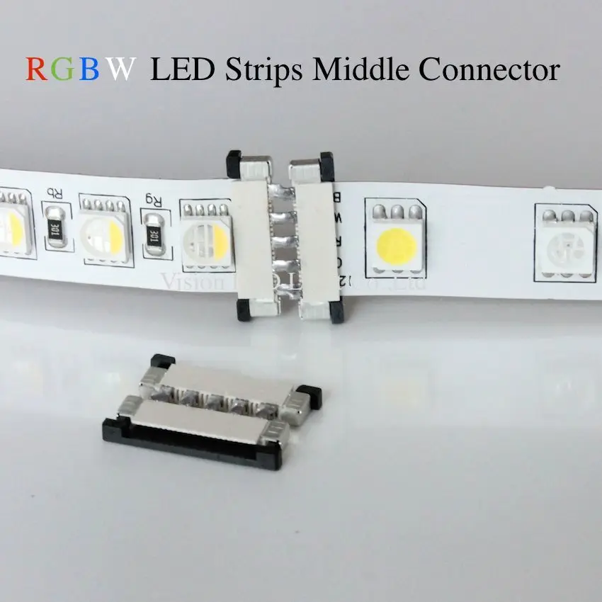 50pcs a lot, led RGBW 5PIN strips connector for 12mm FPC LED RGBW Strip Light with 15cm wire.
50pcs a lot, led RGBW 5PIN strips connector for 12mm FPC LED RGBW Strip Light with 15cm wire.