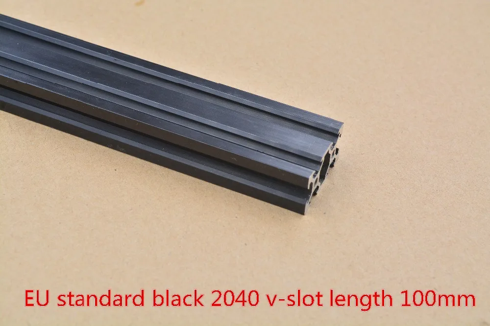 2040 aluminum extrusion profile european standard v-slot black length 100mm workbench 1pcs
2040 aluminum extrusion profile european standard v-slot black length 100mm workbench 1pcs