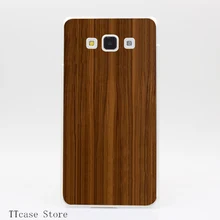 4122CA Wooden pattern Transparent Hard Cover Case for Galaxy A3 A5 A7 A8 Note 2 3 4 5 J5 J7 Grand 2 & Prime