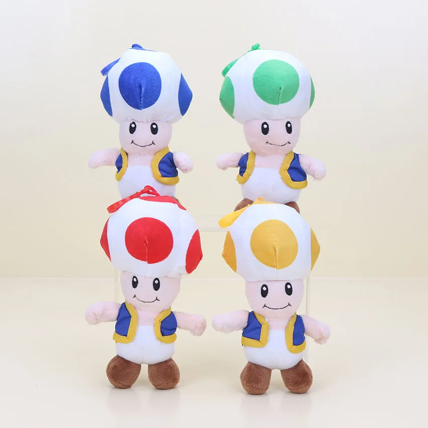 18cm Super Mario Bros Plush pendant Toad Mushroom Yoshi keychains Plush Toys Soft Stuffed Toys Dolls
18cm Super Mario Bros Plush pendant Toad Mushroom Yoshi keychains Plush Toys Soft Stuffed Toys Dolls