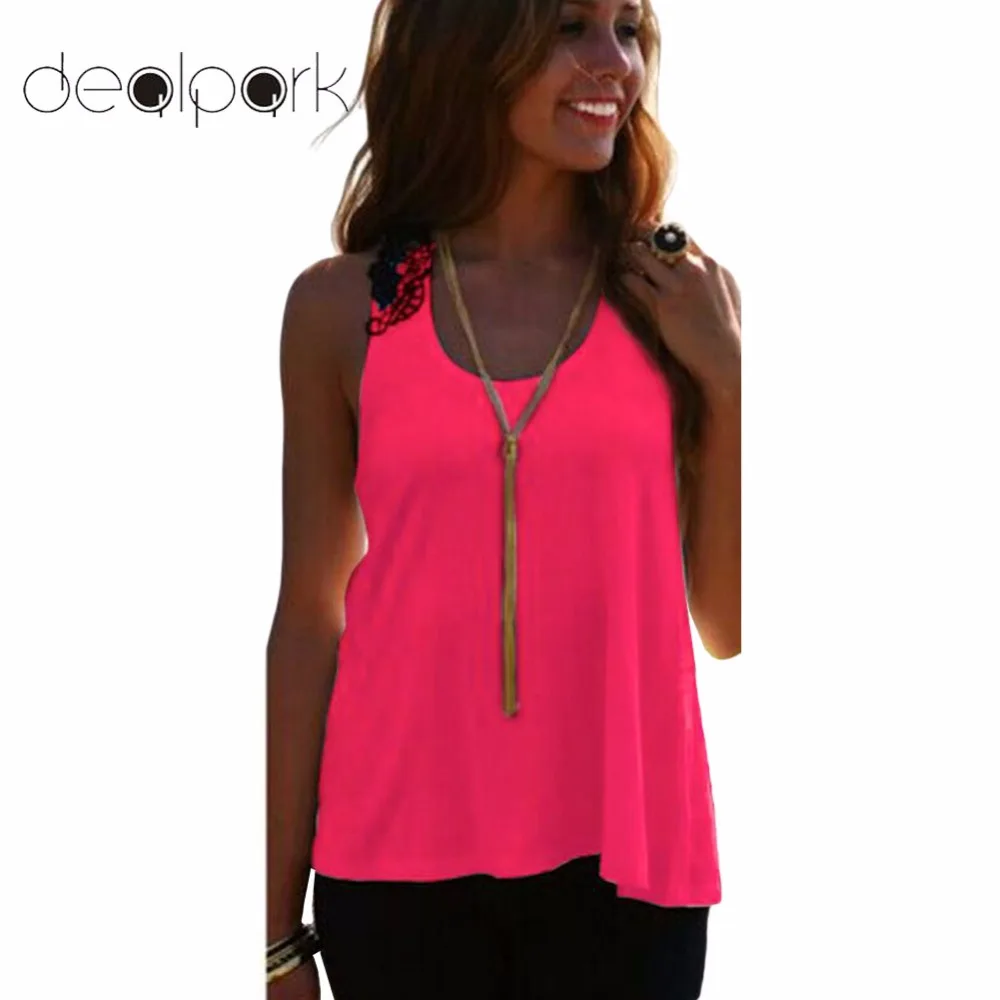 2019 Women Summer Top Casual Sleeveless Vest Shirt Tank Crochet Lace T Shirt Green/Blue/White/Rose Red
2019 Women Summer Top Casual Sleeveless Vest Shirt Tank Crochet Lace T Shirt Green/Blue/White/Rose Red