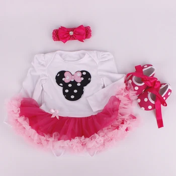 3PCs per Set Infant Lace Romper Cartoon Pinkbabi Baby Girls Long Sleeves Tutu Dress Headband Shoes for 0-12months Free Shipping
3PCs per Set Infant Lace Romper Cartoon Pinkbabi Baby Girls Long Sleeves Tutu Dress Headband Shoes for 0-12months Free Shipping
