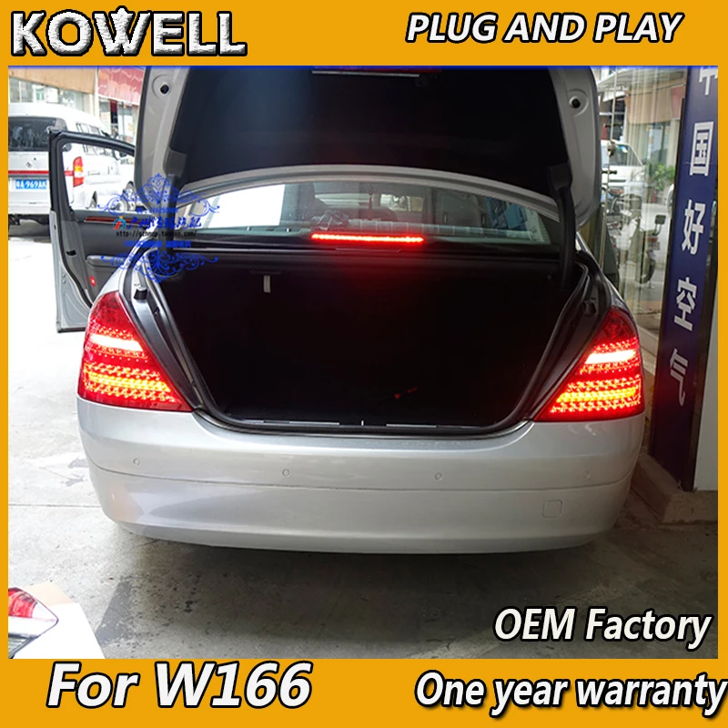 KOWELL аксессуар для автомобилей Mercedes-Benz W221 2006-2013 светодиодный фонарь лампа S300 S320 S350