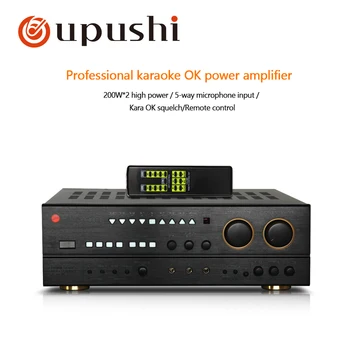 Oupushi Free Shipping professional Karaoke power amplifier fixed impedance stereo background music system amplifier L
Oupushi Free Shipping professional Karaoke power amplifier fixed impedance stereo background music system amplifier L