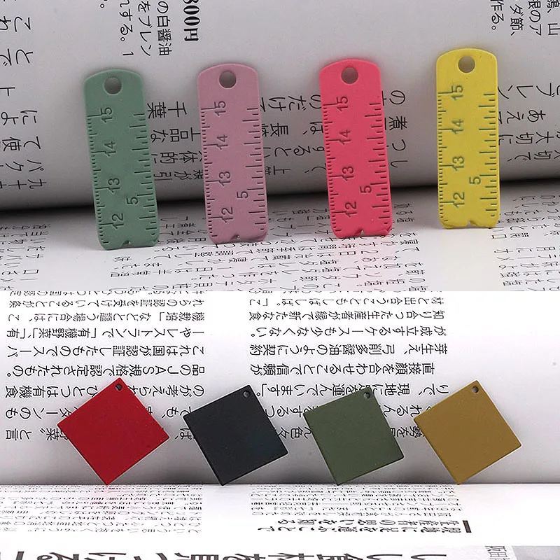40pcs/lot Rubber paint geometry square/cartoon ruler shape alloy flaoting locket charms for jewelry earring/keychain accessory
40pcs/lot Rubber paint geometry square/cartoon ruler shape alloy flaoting locket charms for jewelry earring/keychain accessory