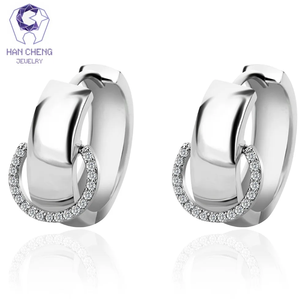 HanCheng New Fashion Charm Silver Plated Round Circle AAA Zircon CZ Gem Stone Hoop Earrings For Women Jewelry brincos bijoux
HanCheng New Fashion Charm Silver Plated Round Circle AAA Zircon CZ Gem Stone Hoop Earrings For Women Jewelry brincos bijoux